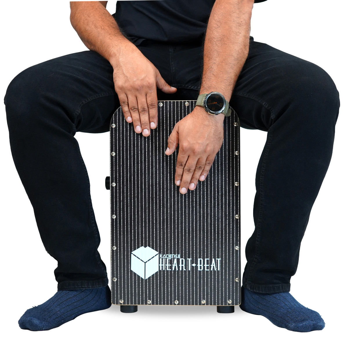 Kadence GL40A cajon drum playing surface close-up