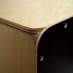 Kadence CL97 cajon drum smooth curved edges detail