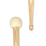 Kadence DSTKMLT Double Side Mallet | Hickory Wood | 5A Drumstick and Felt Timpani Mallet Combo | For Multi-percussion Setups - Image 2