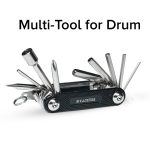 Kadence KAD-MTL 9-in-1 Drum Multi-Tool Kit | Drum Key, Allen Keys & Screwdrivers | Universal Drum Tuning & Repair Tool | Compact Foldable Design - Image 3