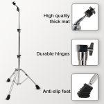 Kadence RIS01 Touring Series 3.5kg Ride Cymbal Stand | Heavy-Duty Build & Gear Tilter | Double-Braced Tripod | Stage-Ready Performance - Image 3