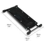 Kadence NK60 Guitar Footrest | Flat-Foldable Design with 6-Level Height Adjustment | Metal Build with Non-Slip Rubber Surface & Feet - Image 4