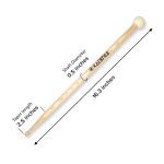 Kadence DSTKMLT Double Side Mallet | Hickory Wood | 5A Drumstick and Felt Timpani Mallet Combo | For Multi-percussion Setups - Image 4