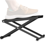 Kadence NK60 Guitar Footrest | Flat-Foldable Design with 6-Level Height Adjustment | Metal Build with Non-Slip Rubber Surface & Feet - Image 5