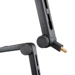Kadence NB49-BK Professional Microphone Boom Arm | Internal Spring Design & Clean Cable Management | 360° Adjustable Desk Mount | For Streaming, Podcasting & Studio Setup - Image 5