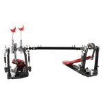 Kadence DBP-TWN-RD Double Kick Bass Drum Pedal | Dual Chain Drive & Adjustable Tension | Heavy-Duty Base Plate | Professional Stage & Studio Performance - Image 5