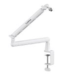 Kadence NB55-WH Professional Microphone Boom Arm Stand | Heavy-Duty Steel Build & 1.5kg Load Capacity | 360° Adjustable Desk Mount | For Podcasting, Streaming & Studio Recording - Image 6