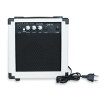 Medellin MED-AMP-10WH 10W Guitar Amplifier | 4" Speaker | Drive Control | Bass & Treble EQ | Headphone Output | Supports Electric & Electro-Acoustic Guitar - Image 6