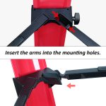 Kadence NK301RD Professional Double Tier Z-Style Keyboard/Spider Stand | Adjustable Upper Tier | Tablet Holder | Fits 61-Key, 76-Key & 88-Key Keyboards | Includes Carry Bag - Image 6