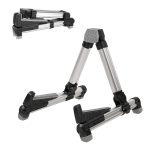 Kadence NK519 Foldable A-Frame Guitar Stand | Aluminum Alloy Build | Adjustable Padded Arms with Back Rest | Anti-Slip Rubber Feet | Suitable for Acoustic, Electric, Bass, Ukulele & More