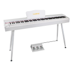 Kadence DP01WWH GEN25 Digital Piano | 88 Weighted Progressive Hammer Keys | Portable with Wooden Stand, Triple Pedal, MIDI | French Dream Chip | 2025 Edition - Image 2