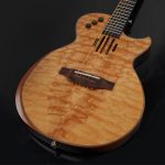 Kadence S600SPLE Acoustica 41″ Electro Acoustic Guitar | Slim Body Cutaway | Quilted Ash Wood | Built-in Pickup + 3 Band EQ | Comes with Bag | Includes Learning Course - Image 4