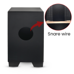 Kadence CJBLK Heartbeat Cajon with Dust Cover | 40 Non-Adjustable Snare Strands | Tech Wood Body | Anti Skid PU Feet - Image 4