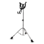 Kadence DARSTD-S01 Touring Series Darbuka Stand | Heavy-Duty Build | Adjustable Height, Gear Tilt & 360° Rotation | Double-Braced Tripod | Padded Cradle with Safety Strap - Image 6