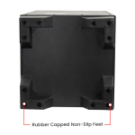 Kadence CJBLK Heartbeat Cajon with Dust Cover | 40 Non-Adjustable Snare Strands | Tech Wood Body | Anti Skid PU Feet - Image 6