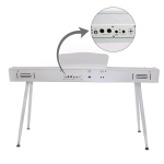 Kadence DP01WWH GEN25 Digital Piano | 88 Weighted Progressive Hammer Keys | Portable with Wooden Stand, Triple Pedal, MIDI | French Dream Chip | 2025 Edition - Image 6