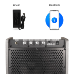 Kadence KDA30 Jamming Series 30W Electronic Drum Amplifier | 6" Low-Frequency & 2" High-Frequency Speakers | 3-Band EQ, Bluetooth & 6.35mm Input | Supports Electric Drum, Piano & Keyboard - Image 4