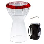 Wambooka DAR-RD red ruby transparent polycarbonate darbuka with wet-dry feature