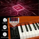 Kadence DP01WWD GEN25 Digital Piano | 88 Weighted Progressive Hammer Keys | Portable with Wooden Stand, Triple Pedal, MIDI | French Dream Chip | 2025 Edition - Image 10