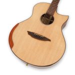 Kadence KGAT320 40” Limited Edition Acoustic Guitar | Grand Auditorium Body | Solid Sitka Spruce Wood | Elixir Strings with Natural Bone Nut & Saddle | Includes Hardcase & Learning Course - Image 3