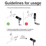Kadence K777 Jamming Series USB/XLR Dynamic Microphone | Podcast, Gaming & Streaming Mic with RGB Lighting, Noise Reduction, Mute Button, Gain Control & Monitoring | Includes Boom Arm & Desk Stand - Image 5