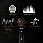 Kadence K333 Home Series Dynamic Wired Mic with Cardioid Pickup | Metal Body with On/Off Switch; Includes 3-Pin XLR Female to 6.35 mm Cable for Karaoke, Singing, Speeches & Stage Performances - Image 5