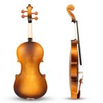 Kadence V77 Vivaldi Violin | 4/4 Full Size with Spruce Wood Top, Maple Wood Body & Brazilwood Bow | Includes Lightweight Hard Case, Bow, Rosin & Learning Course - Image 4